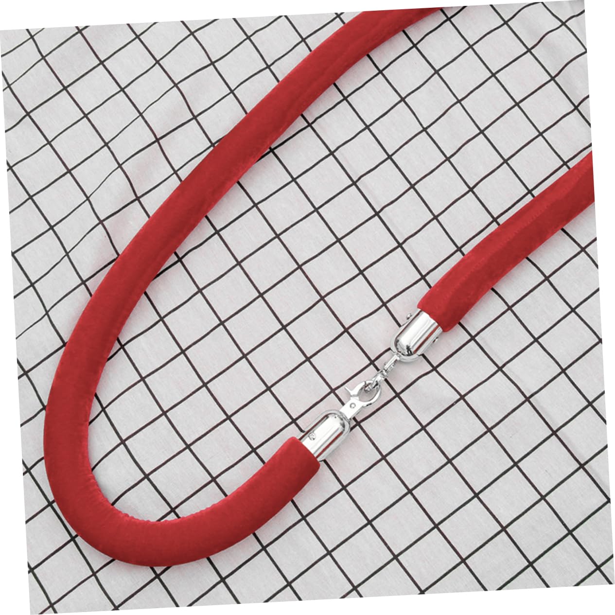 Uonlytech 30pcs Alloy Rope End Caps Self-Closing Clasp for and Event Barriers Cord Stoppers for Guardrail Ropes