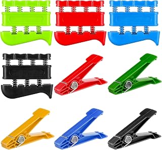 Syhood 9 Pcs Hand Grip Strengthener, Finger Exerciser Therapy Trainers