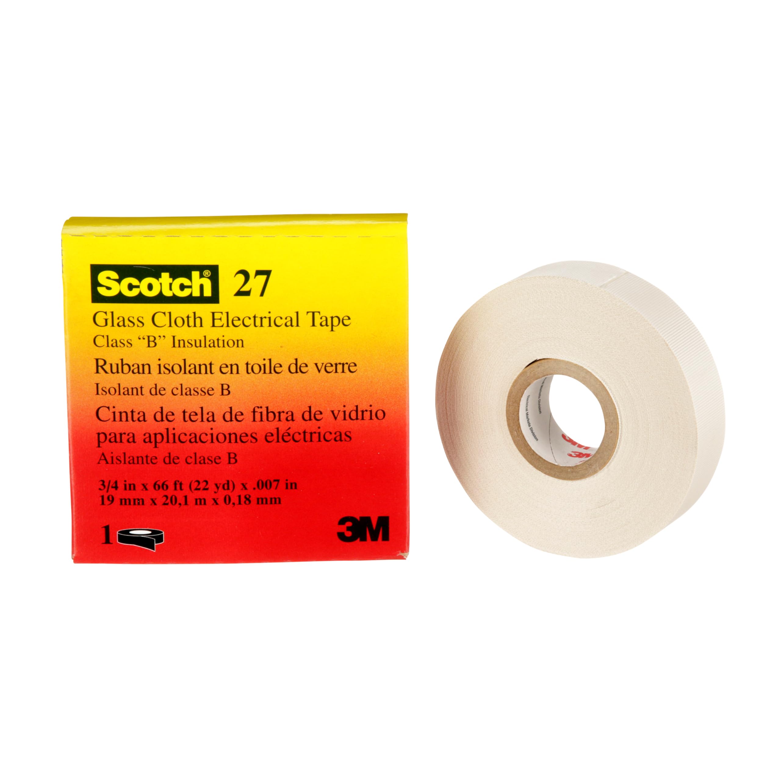 3M Isolierband für Glasgewebe, 60 cm x 180 cm, Weiß