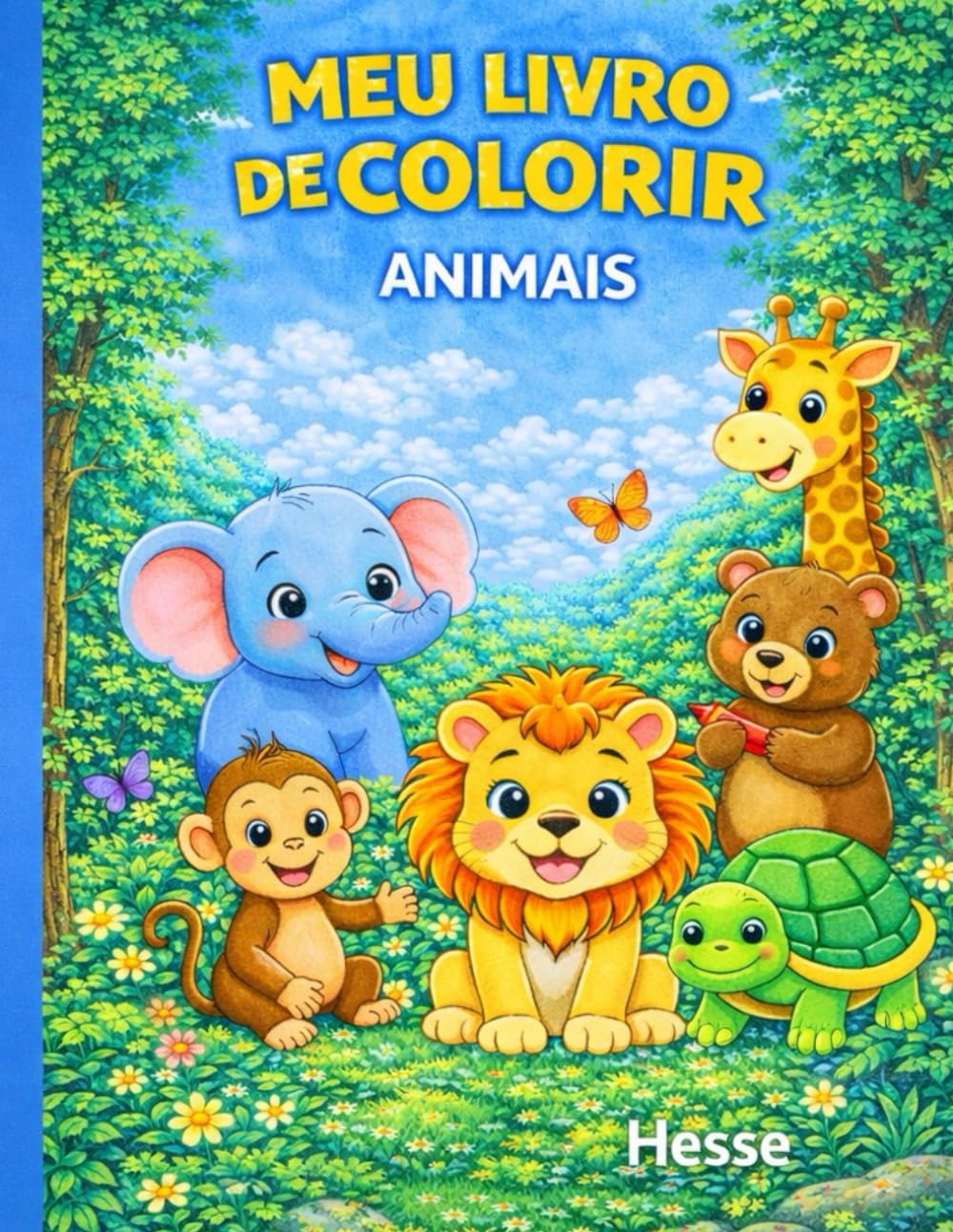 MEU LIVRO DE COLORIR: ANIMAIS