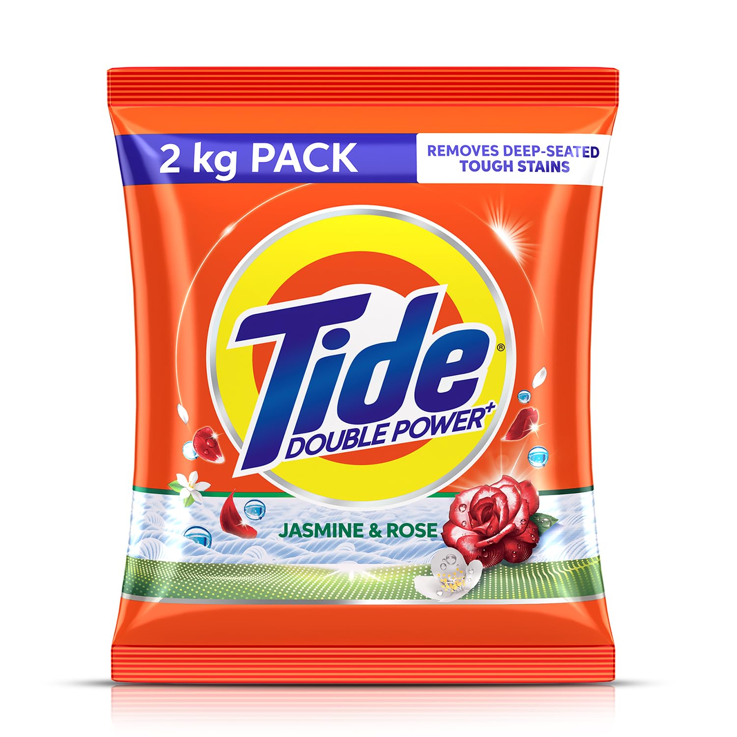 Tide Plus Double Power Detergent Washing Powder Jasmine & Rose 2kg