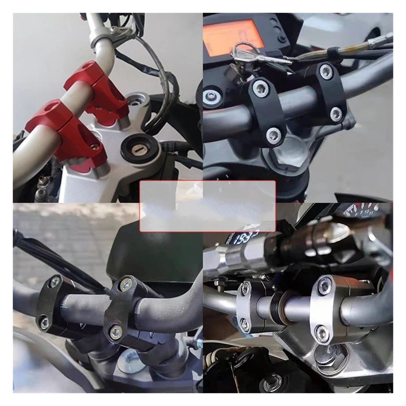 Morsetto Rialzo Manubrio Moto Per CBF 500 Per CBF 600 Per CBF 1000 Motocicletta 3 Colori Manubrio Riser Bar Mount Maniglia Morsetto 28mm 22mm(28mm S)