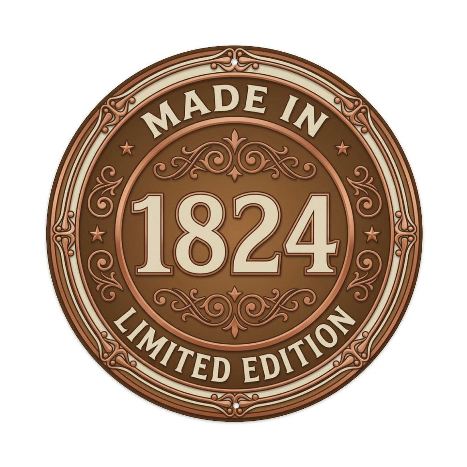 Made In 1824 Limited Edition Metal Tin Sign