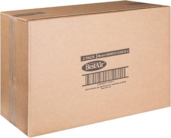 BestAir WMCK1335012-2 Heavy Duty Trash Compactor Bags, 16'' D x 9'' W x 17'' H, Pack of 2 (24 Bags)