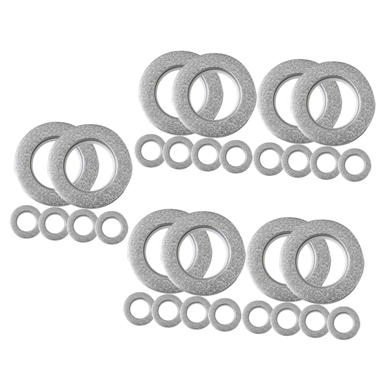 30 Pièces Boucle de Rideau Cercles de Rideaux œillets Crochets Rideaux Crochet pour Rideaux tentures Anneau de glissière de Rideau Anneaux de Rideaux réutilisables Plastique