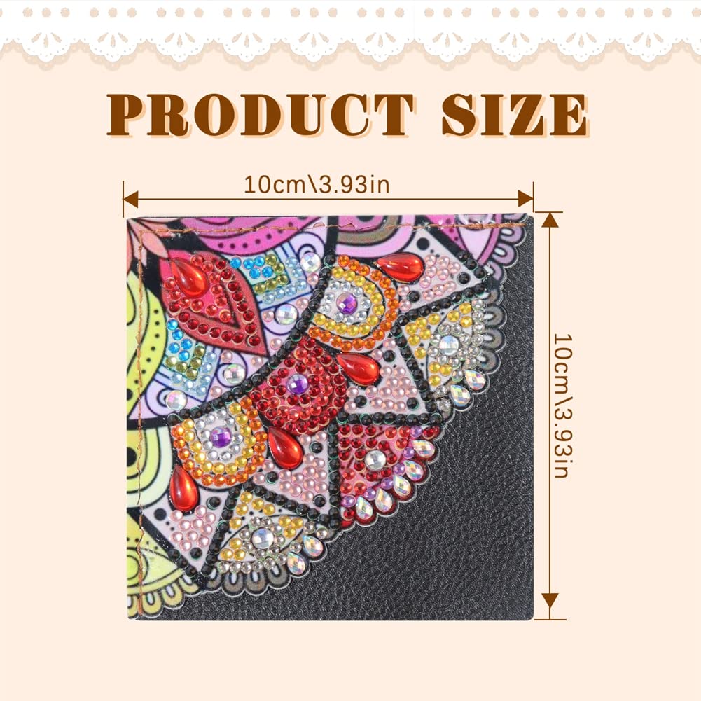 Kit Diamond Painting Segnalibri - 10 Modelli 5D Per Bambini Con Motivi Cavalli E Design Colorati