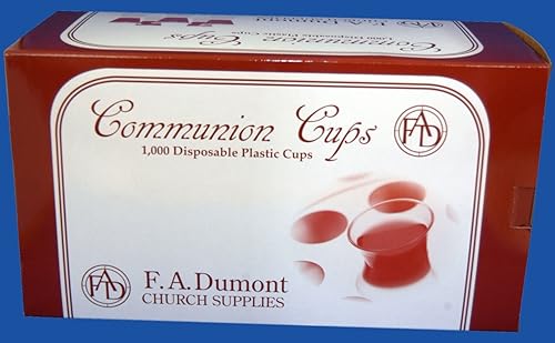 Vasos desechables de comunión - Caja de 1000