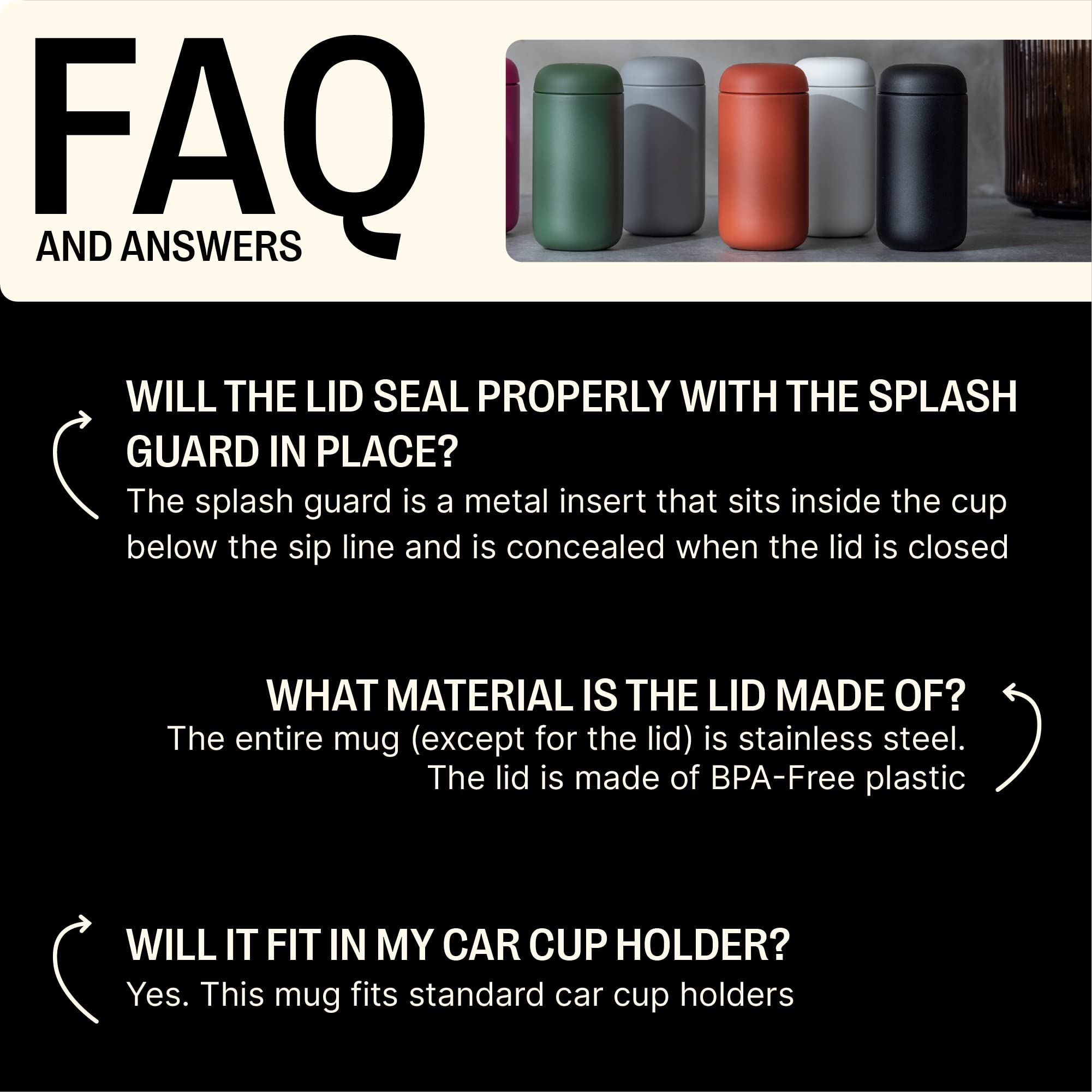 Fellow 16 oz Carter Move Travel Mug, Vacuum-Insulated Stainless Steel Travel Coffee Mug - Image 4