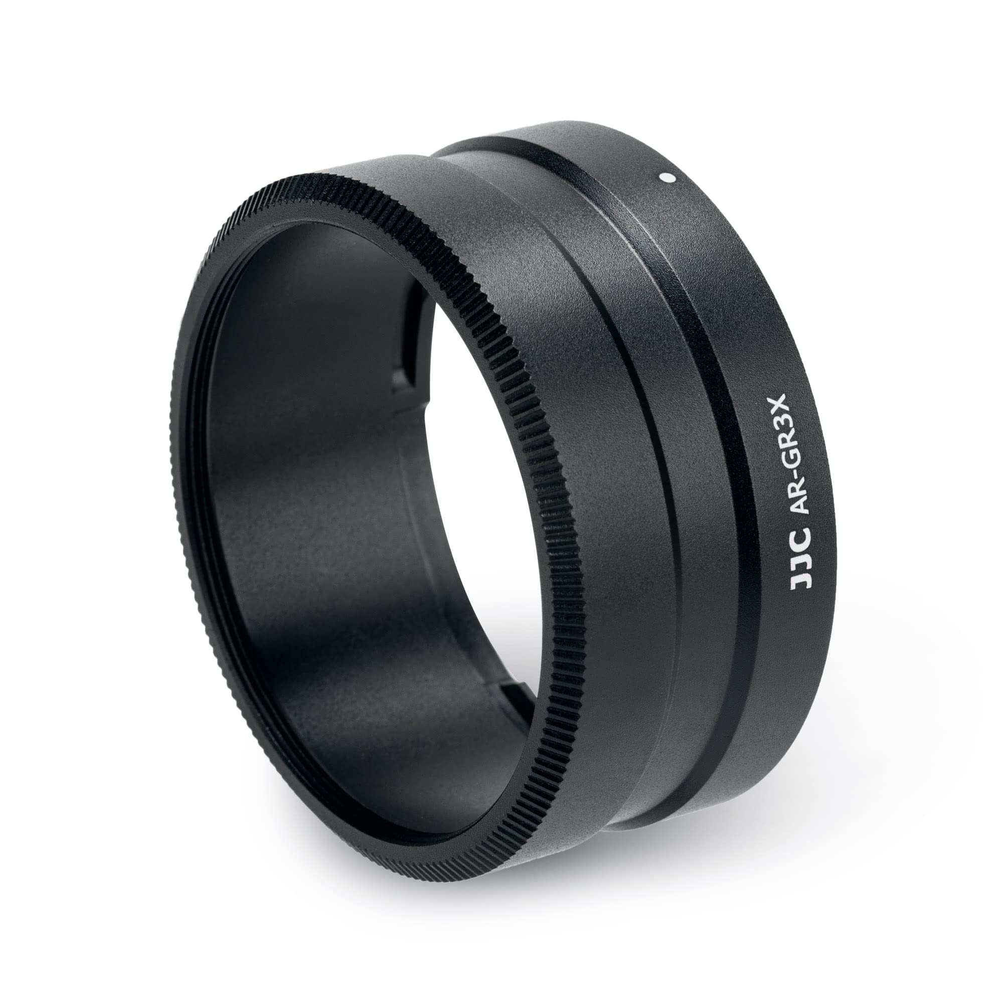JJC Bague d'adaptation de Filtre en métal pour Appareil Photo RICOH GR IIIx GR IIIx HDF GR3x avec lentille de Conversion GT-2, Remplacement pour Adaptateur d'objectif RICOH GA-2
