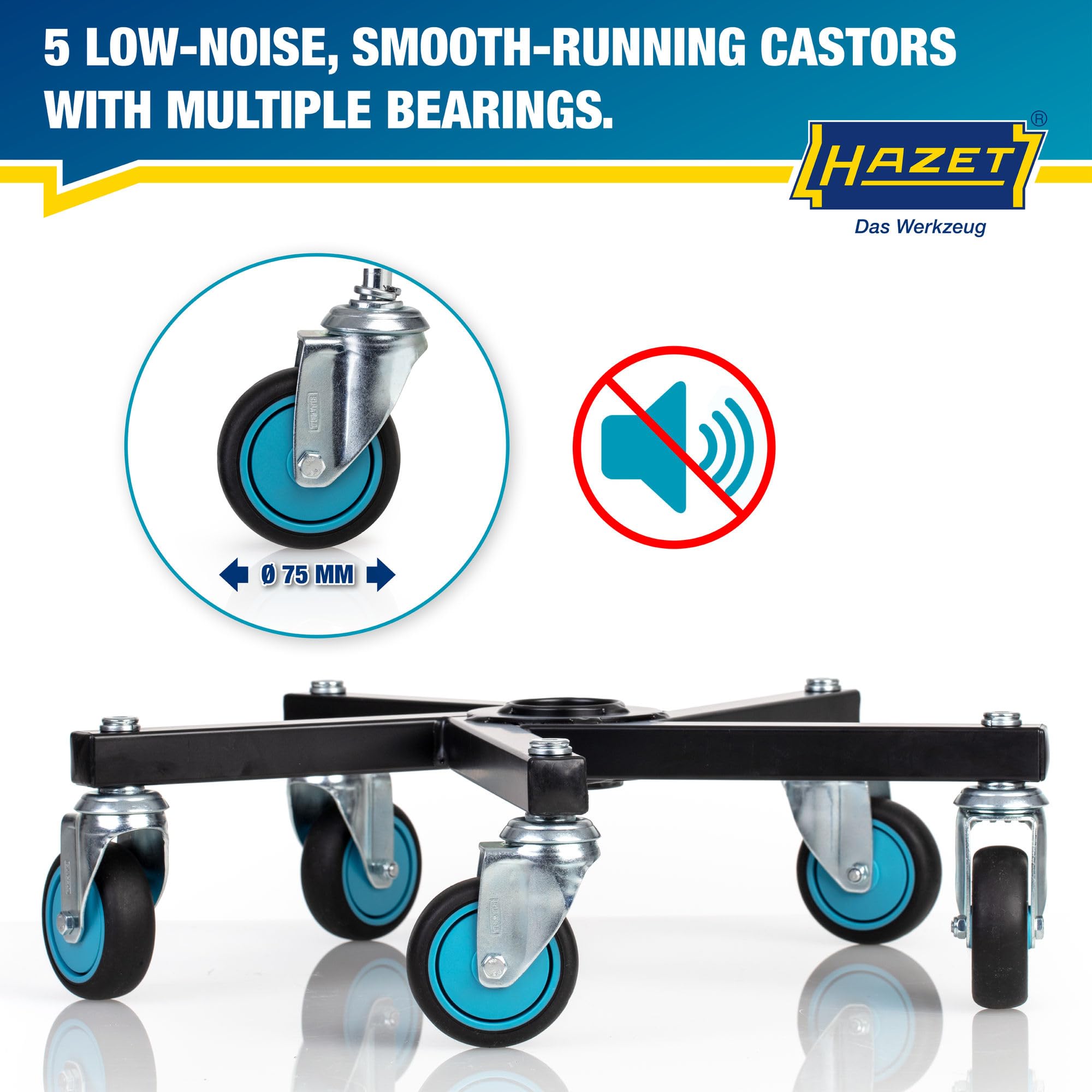 HAZET 195N-4 Taburete de taller