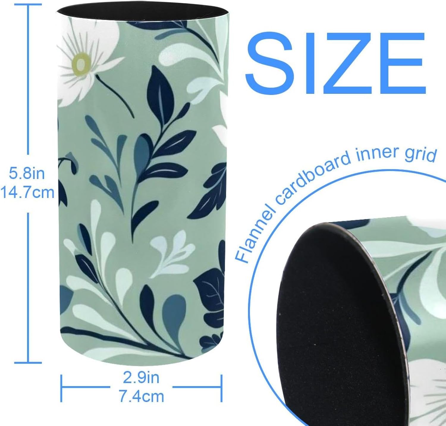 Leaf Art-530 Iron Sheet Music pen holder for Desktop Stationery Organizers and Accessories Makeup Brush Holder for Office, School(5.8 x 2.9 Inches) image 4