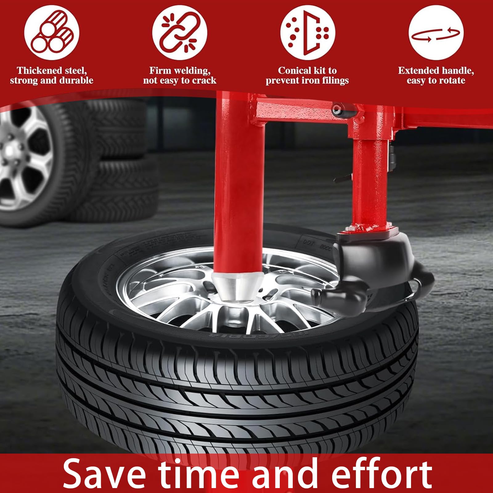 Desmontadora De Neumáticos Manual Ajustable, Máquina Portátil para Neumáticos De Coche De 16 A 21 Pulgadas Herramienta para Desmontar Y Montar Neumáticos Fácilmente