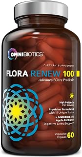 100 Billion Probiotics - 15-Strain Probiotic for Women & Men, DRCaps Delayed Release, Prebiotics, L-Glutamine, Apple Pectin, Gut Lining Support, Shelf Stable, Non-GMO, 60 Vegan Capsules for Adults