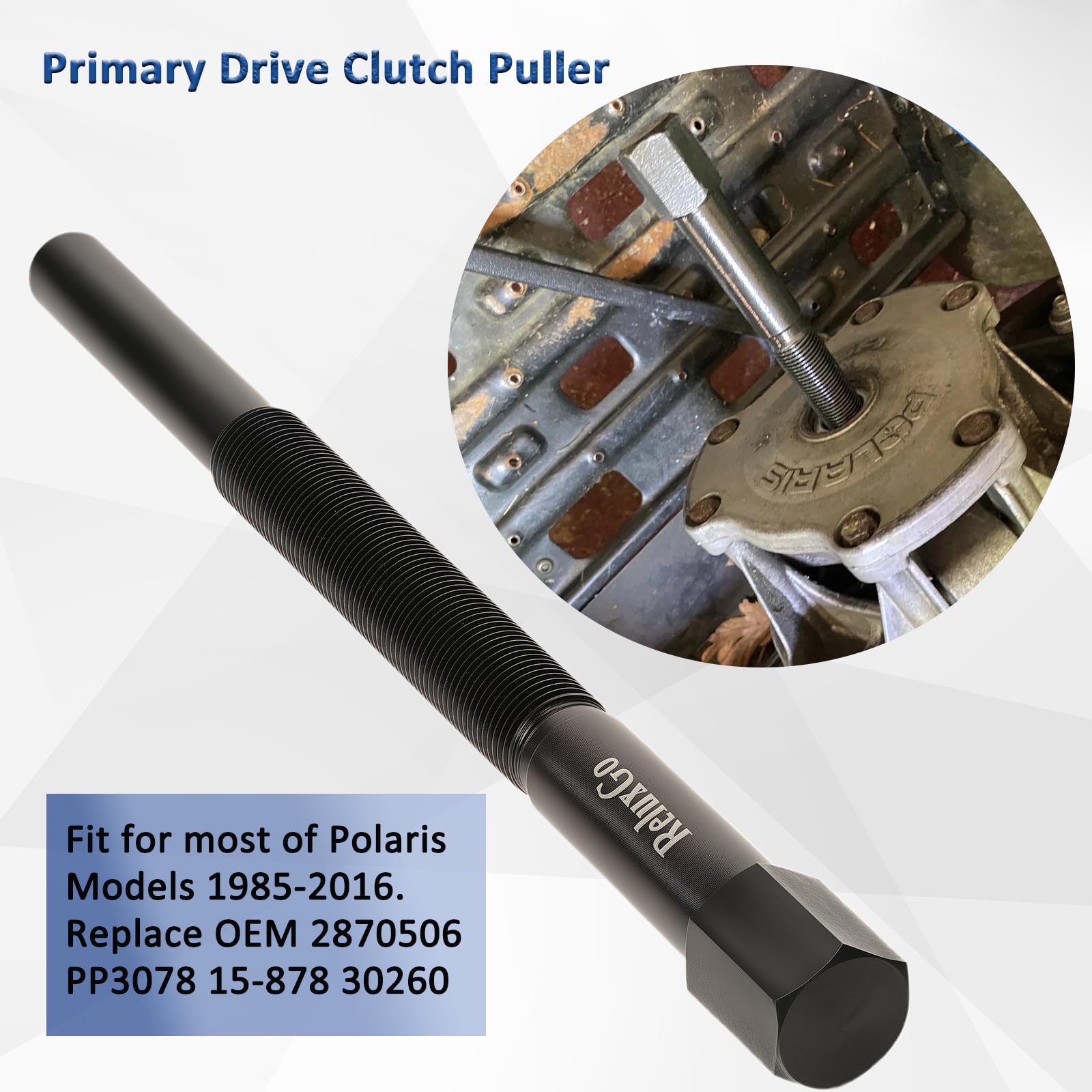 Primary & Secondary Drive Clutch Puller Tool Set 2870903 2870506 Replacement For Polaris ATV In | Whizz Tool Kits - Foto 4