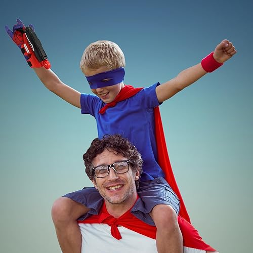 Miniatura 6 de ELBPYUT Spider Toy Web Shooter - Guantes de araña, lanzador de hombre para niños de 3, 4, 5, 6 años, lanzador de películas de héroe, juguete de