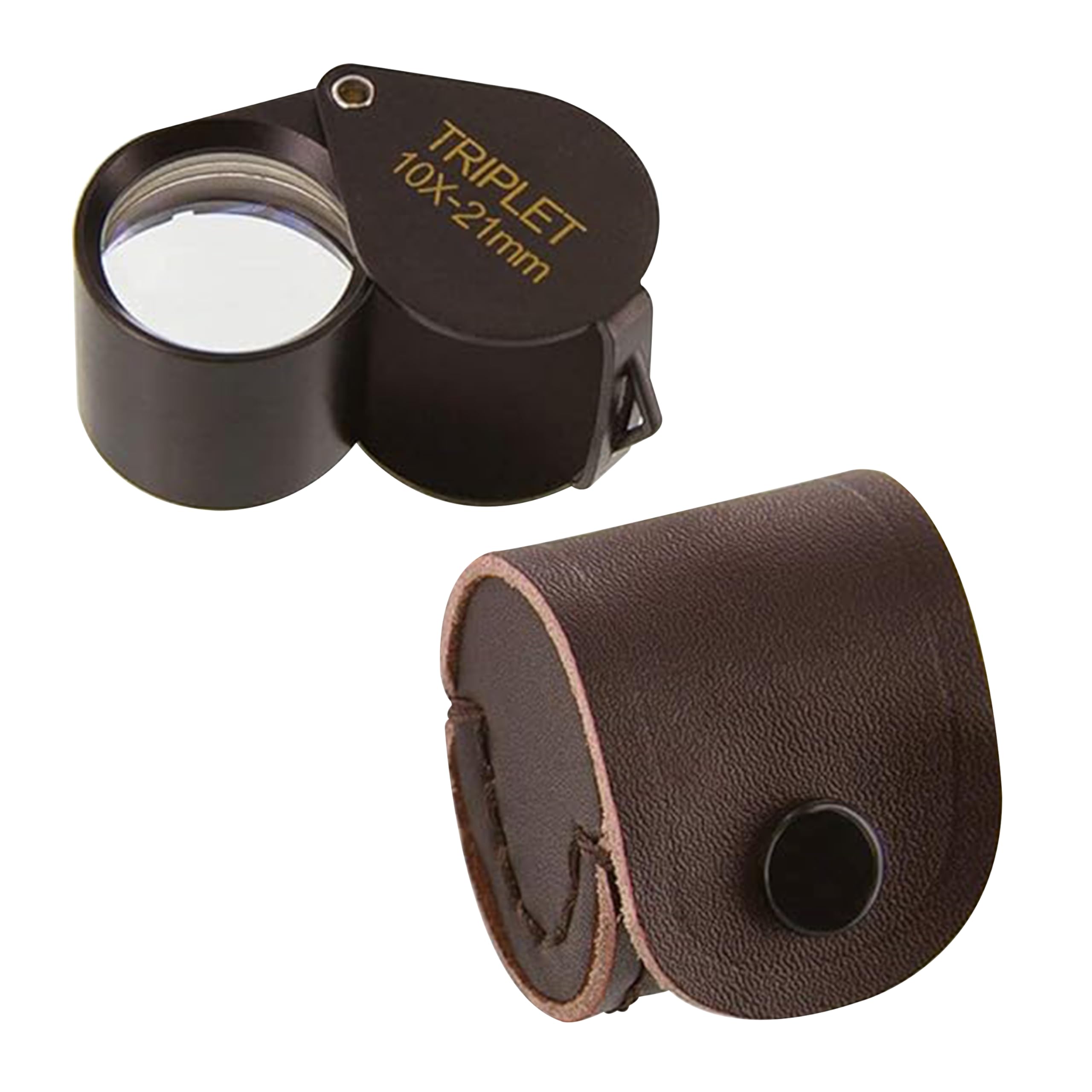 Ade Advanced Optics 10x21TB-A Triplet Professional Loupes – Jewelers Loupe for Jewelry, Coins, Gemstones, Trichomes, Geology, Diamond Inspection, Pocket Magnifier Tool for Watch, Plants, Slides