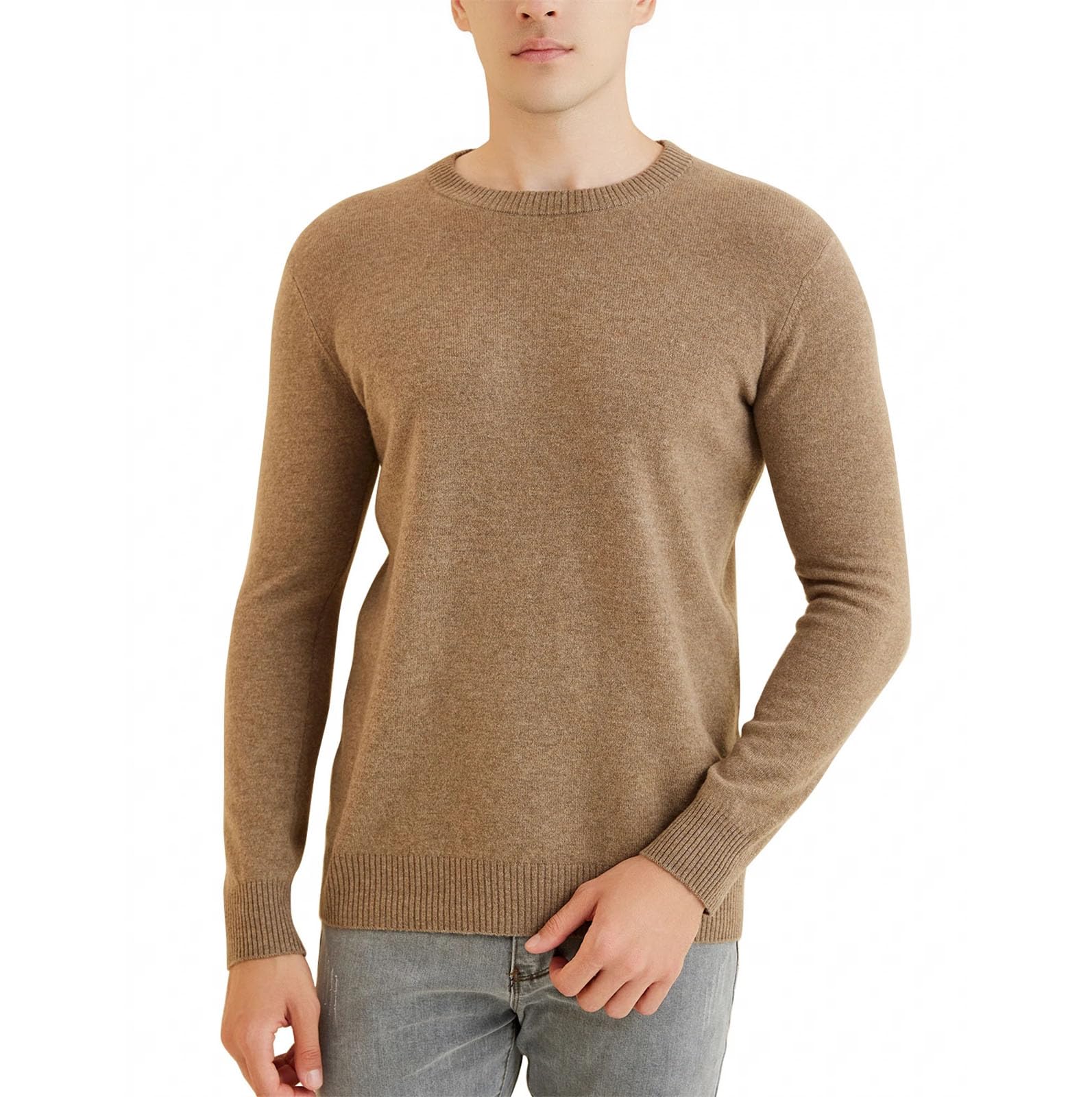 Maglione per gli uomini Maglioni in Maglia di Lana Inverno Caldo Manica Lunga Pullover Maschio Jumper Abbigliamento
