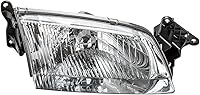 Vista 1 de ALLIGATOR AUTO LIGHTS Repuesto para Mazda 626 LX, ES 2000-2002 DOT/SAE, conjunto de faros delanteros halógenos con bombillas, lado derecho/pasajero