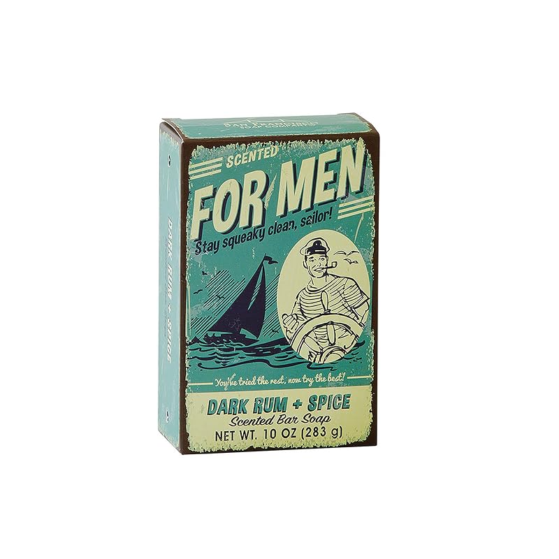 San Francisco Soap Company Sabonete em Barra com Fragrância de Dark Rum and Spice, 283 g