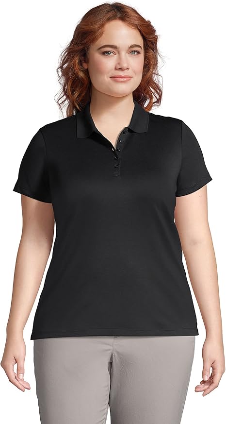Lands' End Supima Cotton Short Sleeve Polo Shirt