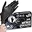 SwiftGrip Disposable Nitrile Exam Gloves, Black Nitrile Gloves Disposable Latex Free for Medical, Cooking & Esthetician, Food-Safe Rubber Gloves, Powder Free, Non-Sterile, 50-ct Box (Large)