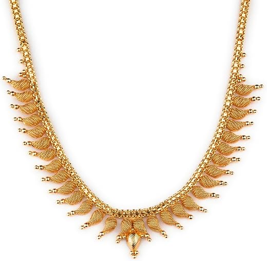 Sasitrends Micro Gold Plated Plain Designer Necklace