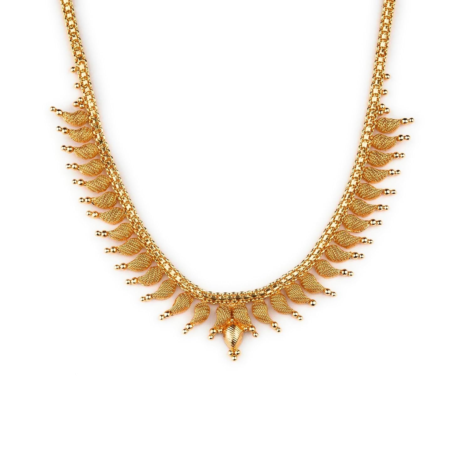 Sasitrends Micro Gold Plated Plain Designer Necklace - Review, Price and Buying Guide