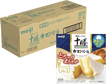 Meiji Dairy Products Hokkaido Tokachi Camembert Cheese 90g 9 pcs Cool Delivery