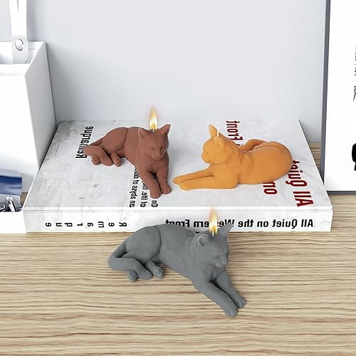 Miniatura 10 de Paquete de 2 moldes para velas de peonía, molde de resina de flores medio abiertas, moldes de silicona de fundición de resina para decoración del