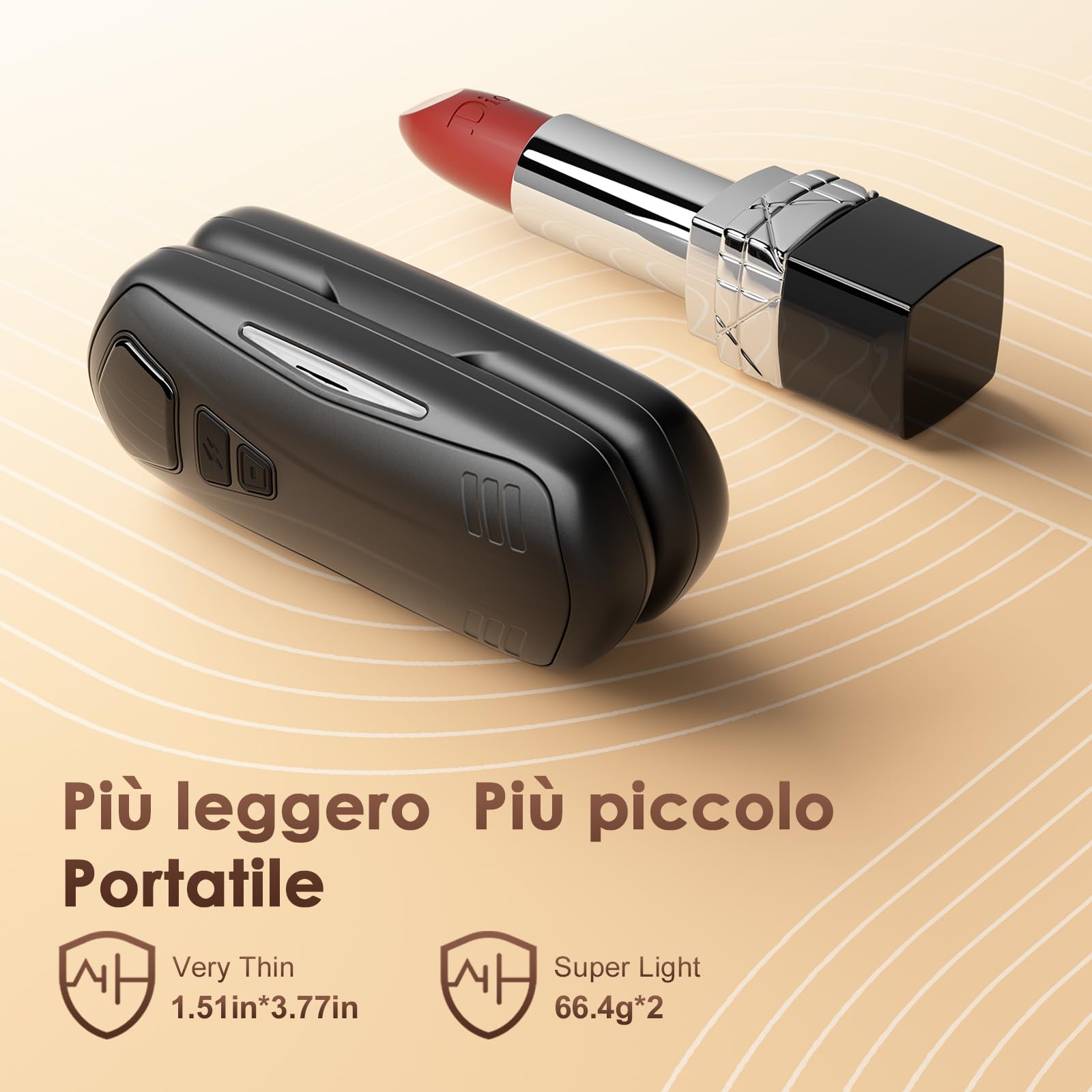 Scaldamani Ricaricabile,2 in 1 6000mAh Scalda Mani Portatile Elettrico, 5 Livelli di Riscaldamento,Scaldamani Usb Riutilizzabile,Regali di Natale per Campeggio All'aperto, Caccia,Raynauds