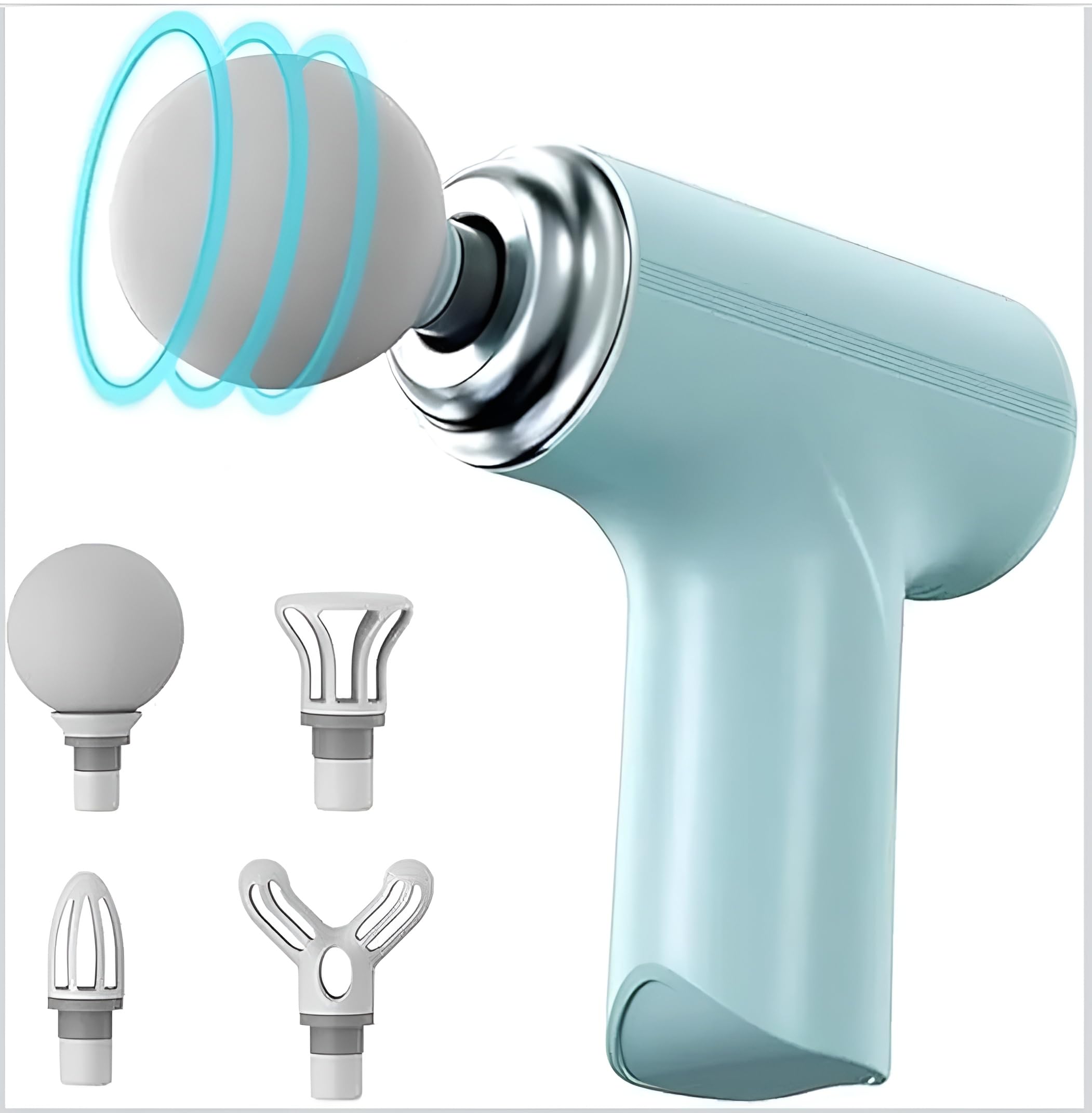 LIVIQUE ENTERPRISES Mini Massage Gun for Body Pain Relief | Deep Tissue Handheld Massager for Neck, Shoulder, Back, Legs & Foot | Rechargeable, Portable Muscle Relaxation Machine (Multicolor)-image-22