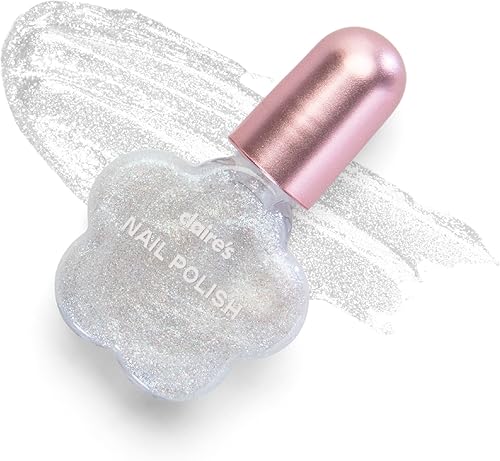 Miniatura 5 de Claire's Glam Essentials Mini kit de maquillaje  Brillo de labios para niños, lápiz labial, esmalte de uñas, bolsa de cosméticos iridiscente, juego