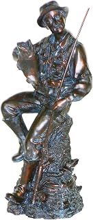 Accents & Occasions Fisherman Figure Plaque, 9-Inch Tall