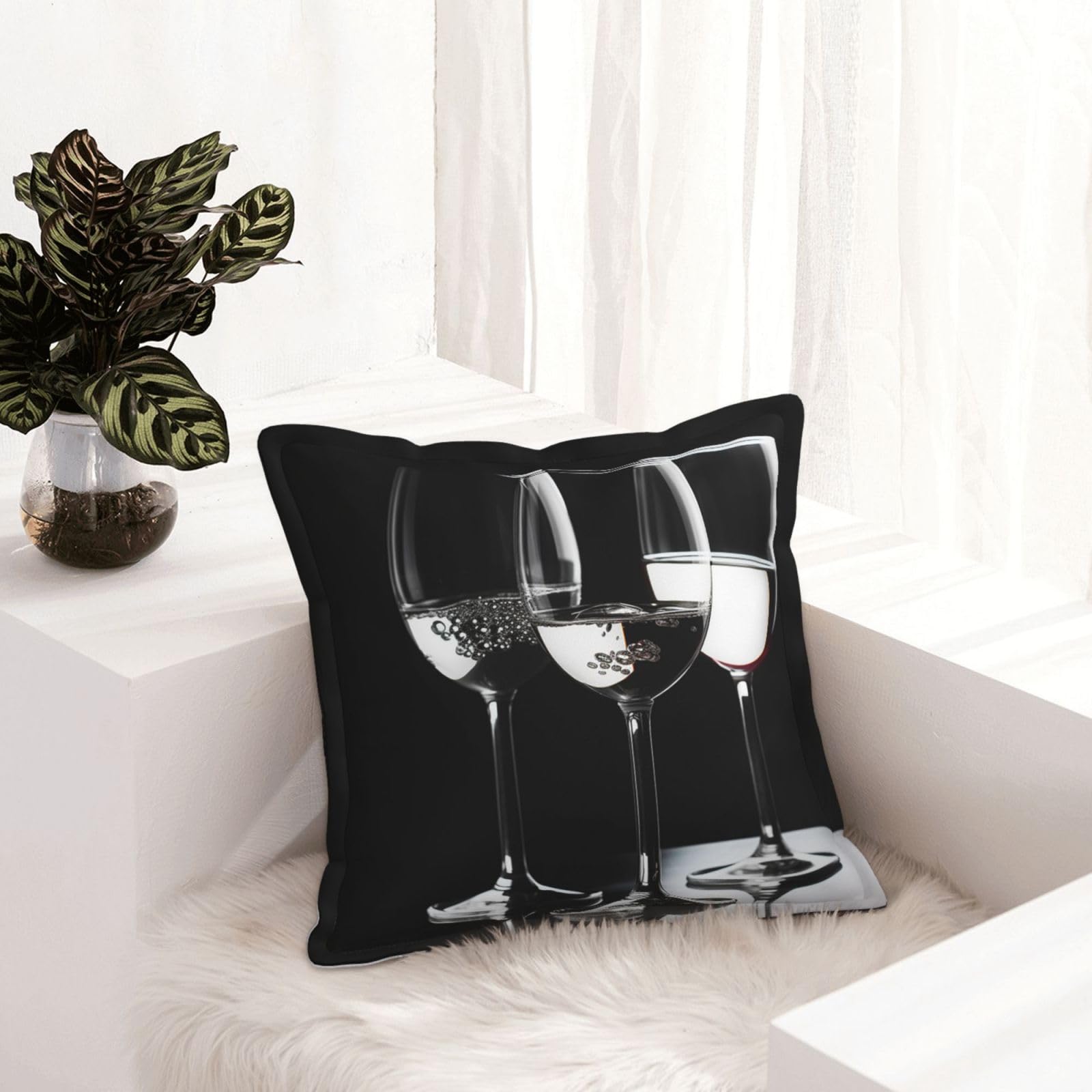 Lot housses de coussin 40,6 x 40,6 cm similicuir moderne salon et lit