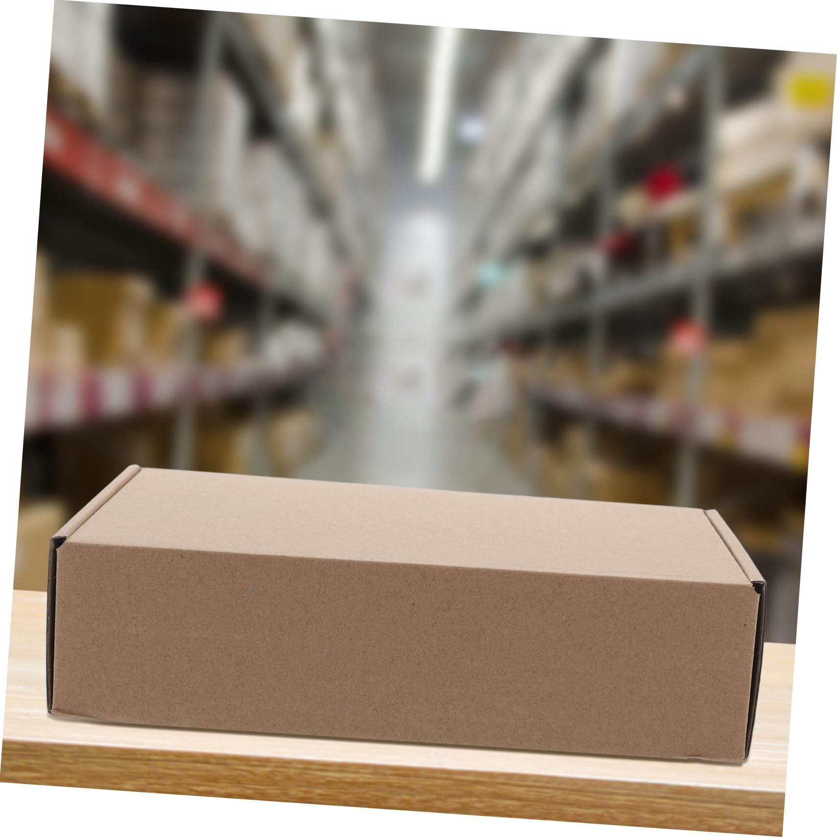 Lurrose 25pièces Lot de Boîtes Emballage Carton à Assembler Cartons Expédition Plats pour Transporter Petits Objets