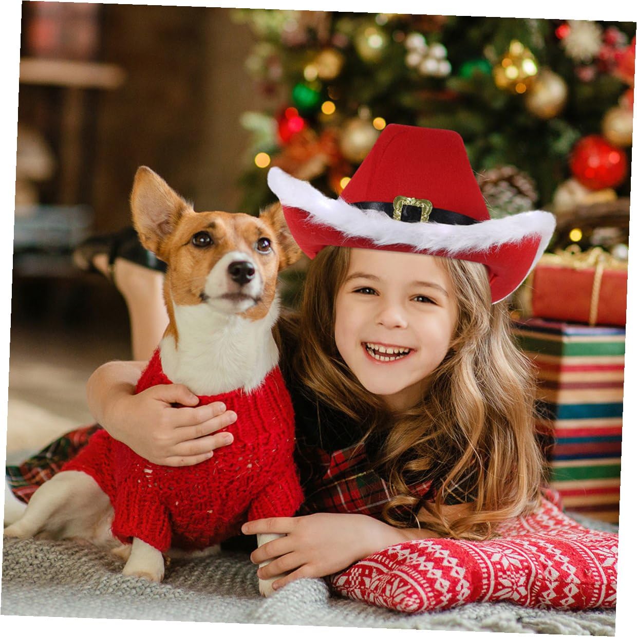 Conjunto de Gorro de Papá Noel Accesorios para Cosplay Navideño Gorro Navideño de Papá Noel Barba Falsa para Fiestas de Temática de Disfraces de Cosplay para Adultos