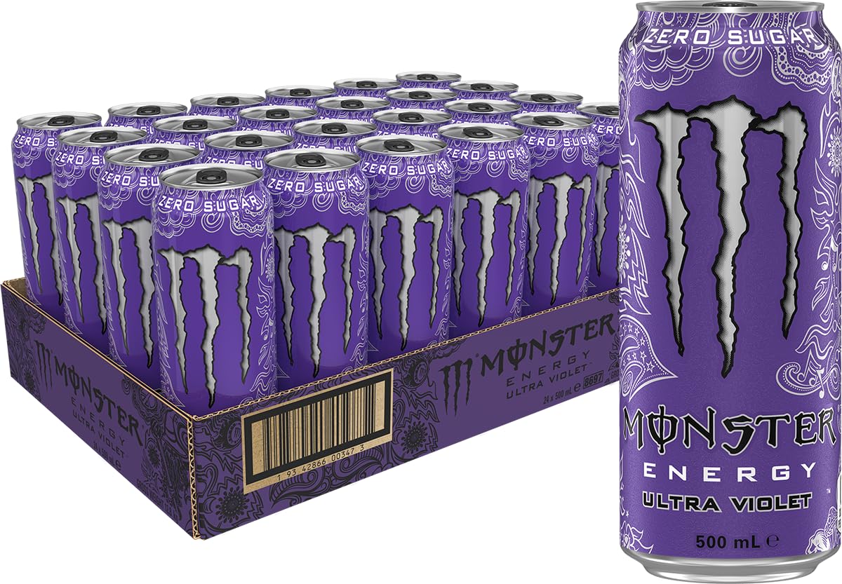 Monster Energy Drink Ultra Violet 24 x 500mL