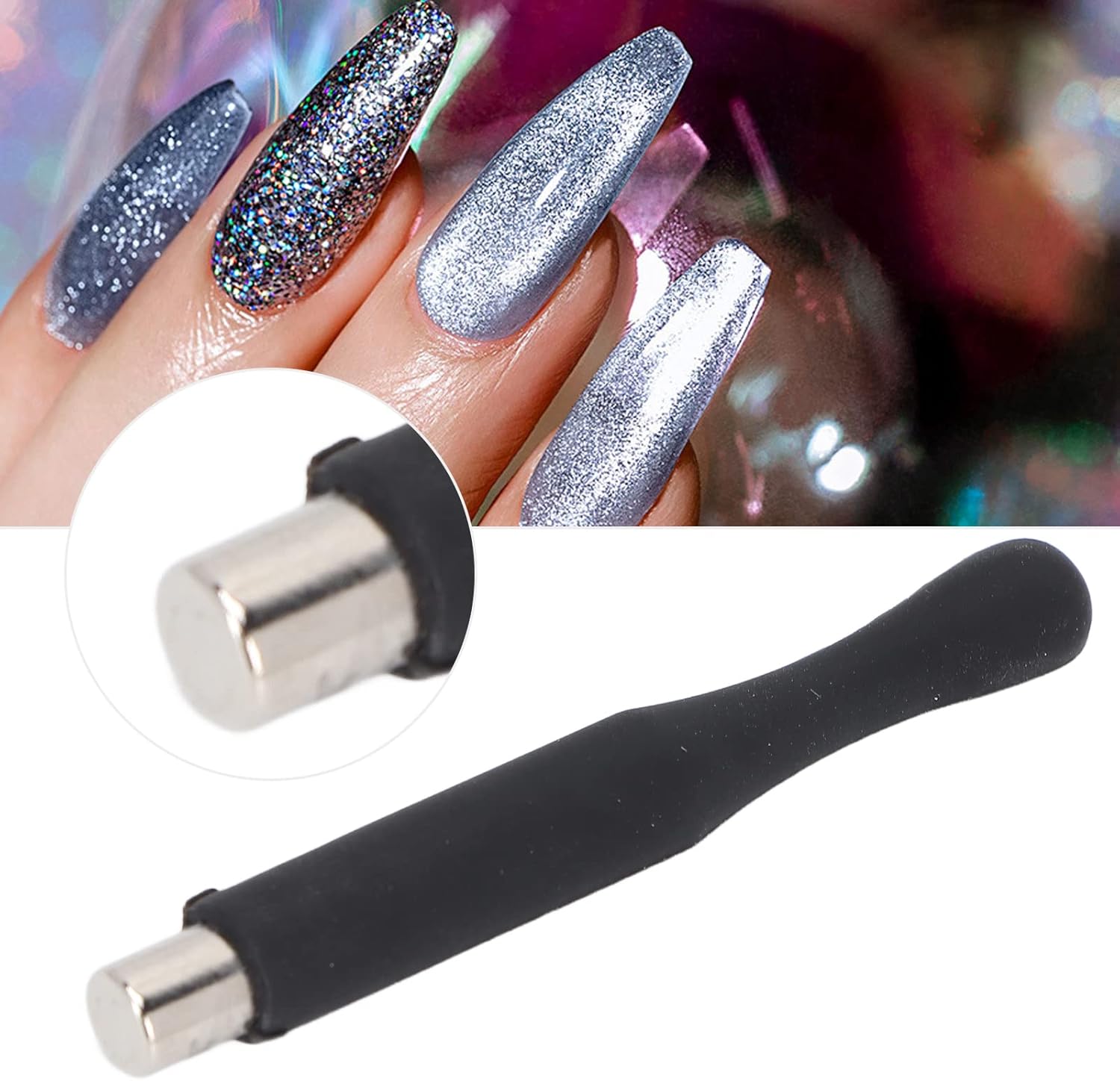 ネイルマグネットペン Diyネイルマグネットスティックプロフェッショナル耐摩耗性ポータブル家庭用ネイルアート愛好家ネイルサロン用 黒 ネイルマグネットペン Diyネイルマグネットスティックプロフェッショナル耐摩耗性ポータブル家庭用ネイルアート愛好家ネイルサロン用 黒