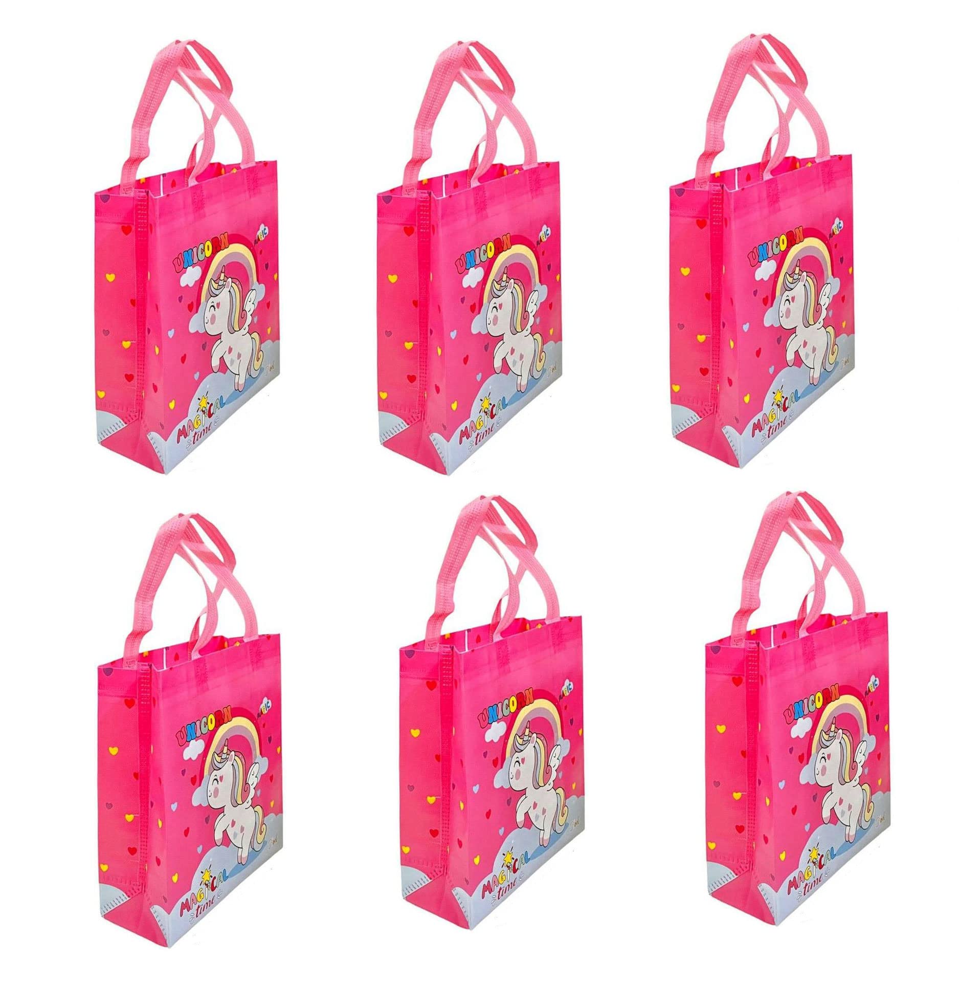 SHUDAUSHI® Unicorn Gift Carry Bags Unicorn Theme Party Goodies Bag |Birthday Return Gifts Bag for Girls, Cartoon Unicorn Bag Party Favor Return Gift Bags for Girls Return Gift Bags (Unicorn 6pcs) (B0CM3RPVPL) Amazon Price History, Amazon Price Tracker