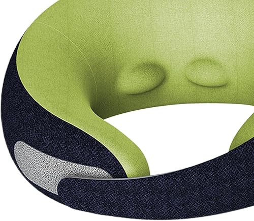 Miniatura 3 de Almohada de masaje para el cuello, masaje cervical con calefacción, regalo recargable, portátil, almohada de espuma viscoelástica, almohada de