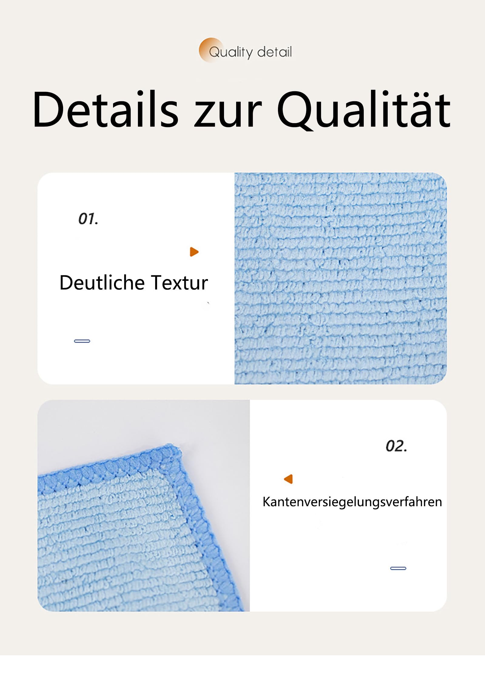 40 X 60CM Allzweck Mikrofasertücher Putztücher Microfasertuch Lappen | Allzweck Microfasertuch 4 Farben Mikrofaser Reinigungstücher Mikrofasertücher Putztücher Für Fenster Glas Brille Küche
