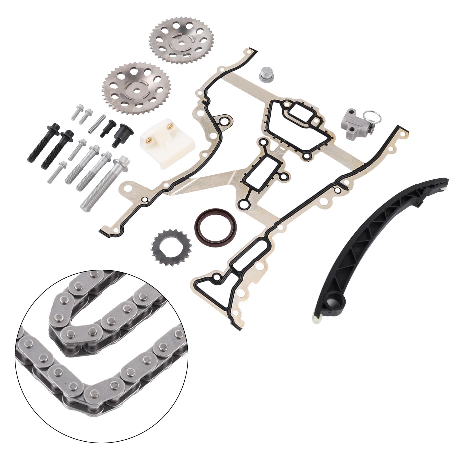 Kit de cadena de distribución Flydida, ajustador del árbol de levas para Aveo, Astra J, Adam M13, Cascada W13, Corsa D, Insignia A, Meriva B, Mokka, Zafira C Tourer 1.2 y 1.4# 55562234, 636059.