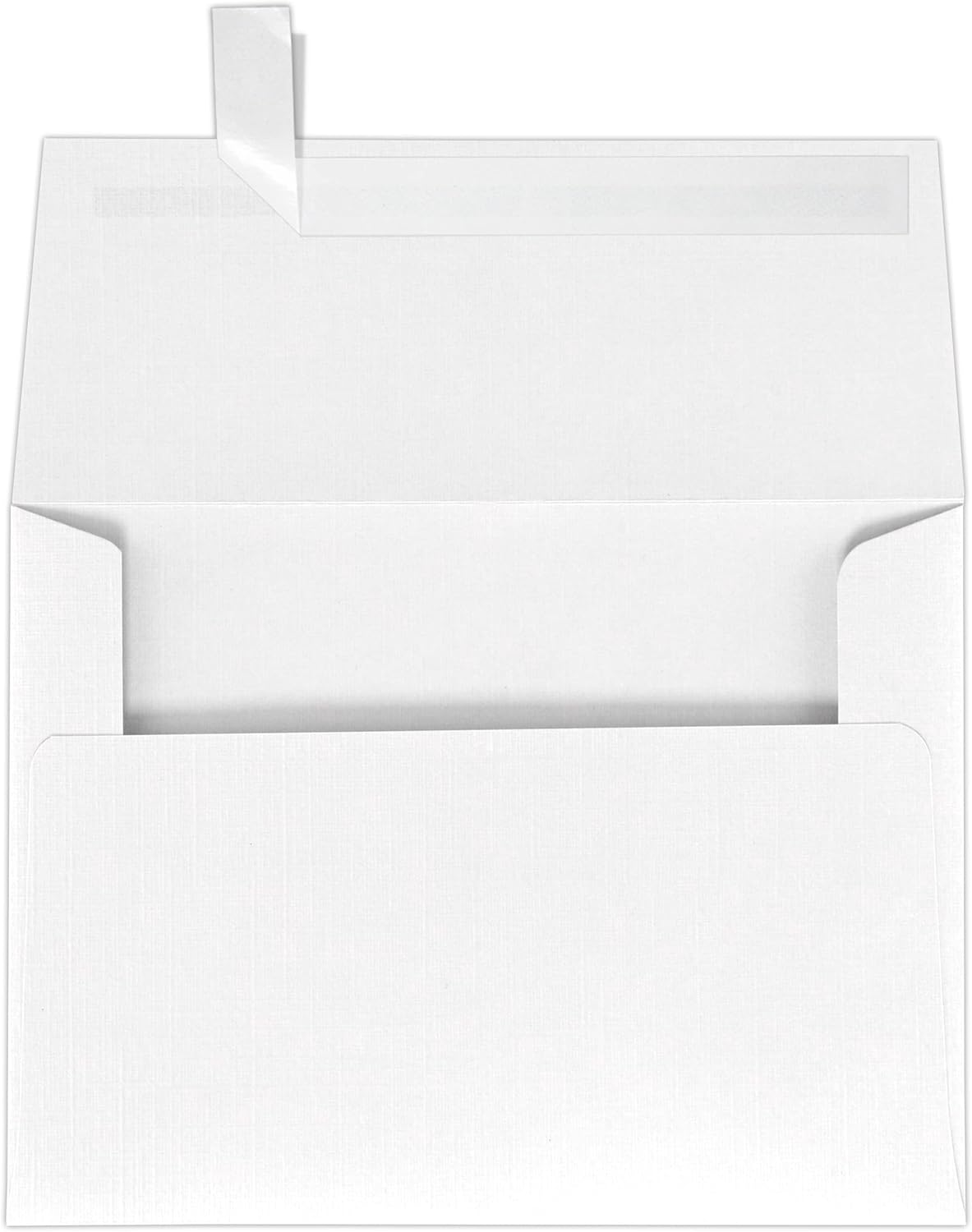 LUXPaper A6 Invitation Envelopes | Peel & Press | 4 3/4" x 6 1/2" | White Linen | 80lb. Text | 250 Qty