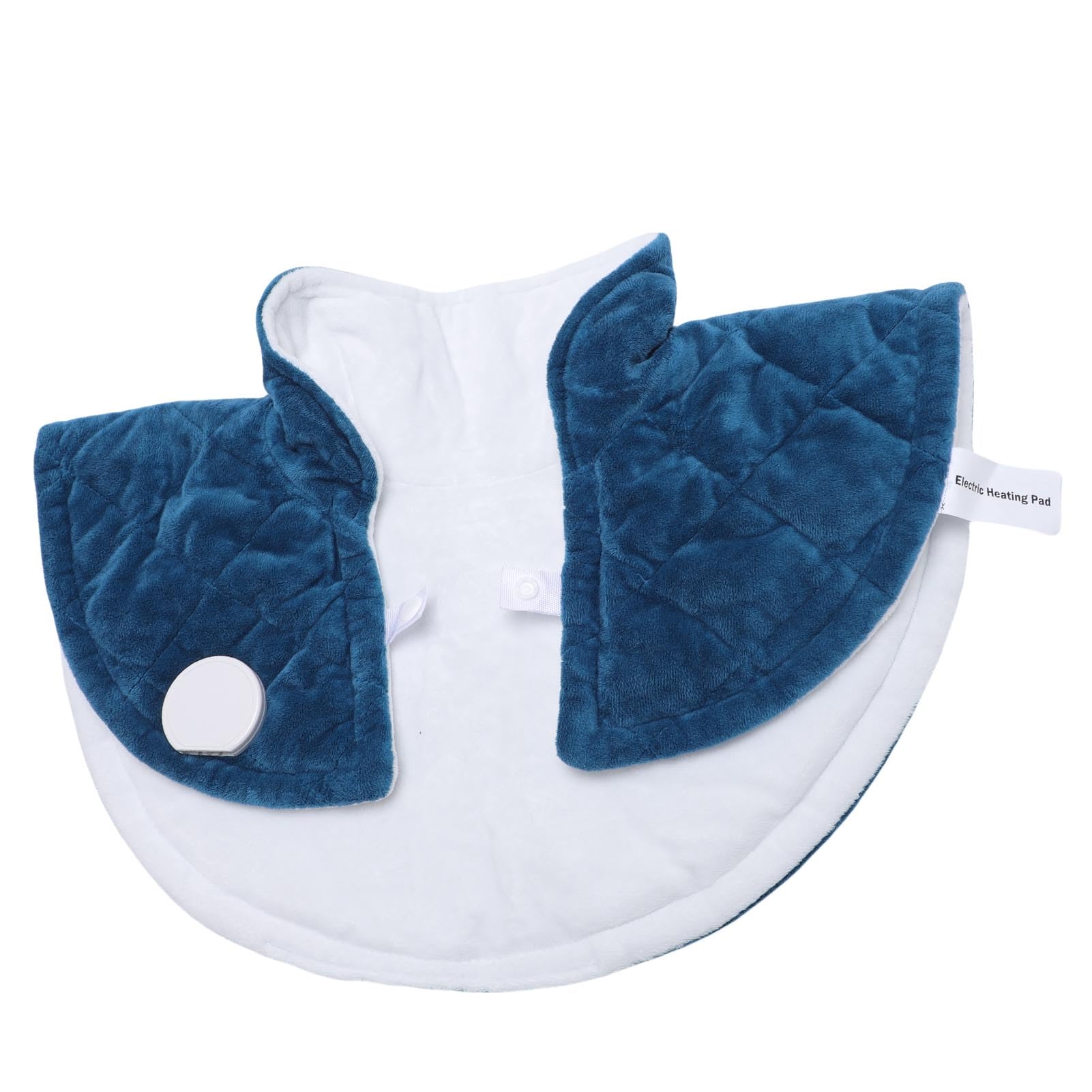 Brrnoo Cuscino Riscaldante per Collo e Spalle Ponderato, Fascia Riscaldata Elettrica con 5 Livelli di Temperatura 4 Timer di Spegnimento Automatico, per il Relax Dopo (Spina europea 220V)