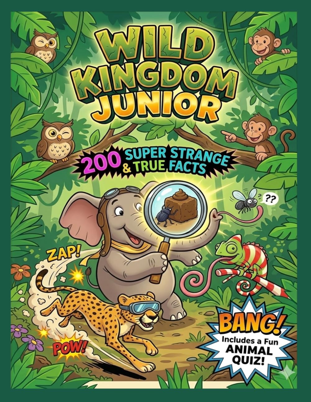 Wild Kingdon Junior 200 Super Strange & True Facts (Wild Kingdom Junior - True Facts)