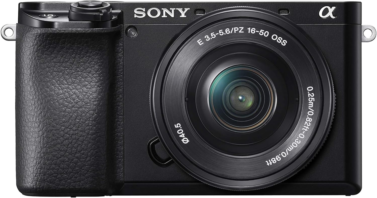 Sony Alpha 6100 | Appareil Photo Numérique Hybride APS-C en kit Objectifs Zoom E 16-50mm f/3.5-5.6 PZ OSS et E 55-210mm f/4.5-6.3 OSS (AF en 0.02s, Suivi des Yeux, Vidéo 4K, Ecran Selfie Vlogging)
