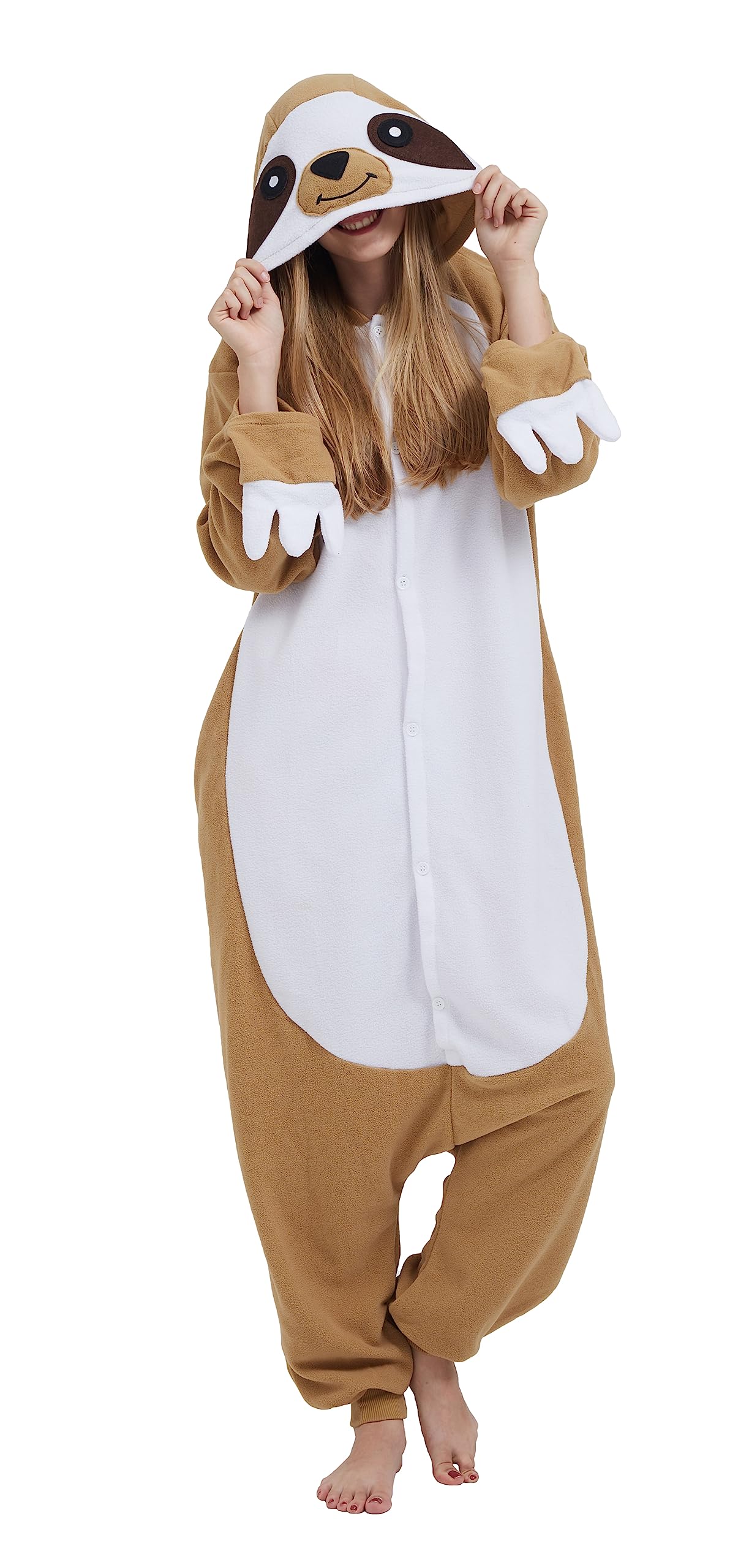 SimZoo Adulto Disfraz Pijama Unisex Pijama Kigurumi Onesie para Carnaval Halloween Cosplay Ropa de Dormir Traje de Disfraz para Navidad Festival Mujer y Hombre — view 38