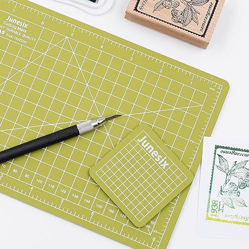 Miniatura 3 de 7 piezas de mini almohadilla de corte autocurable para manualidades, pequeña alfombrilla de corte antideslizante para álbumes de recortes,