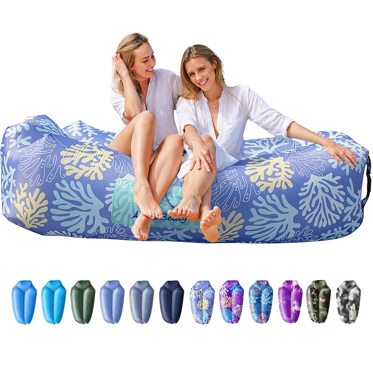 AlphaBeing Inflatable Lounger - Best Air Lounger for Travelling, Camping, Hiking - Ideal Inflatable Couch for Pool and Beach Parties - Perfect Air Chair for Picnics or Festivals-image-42