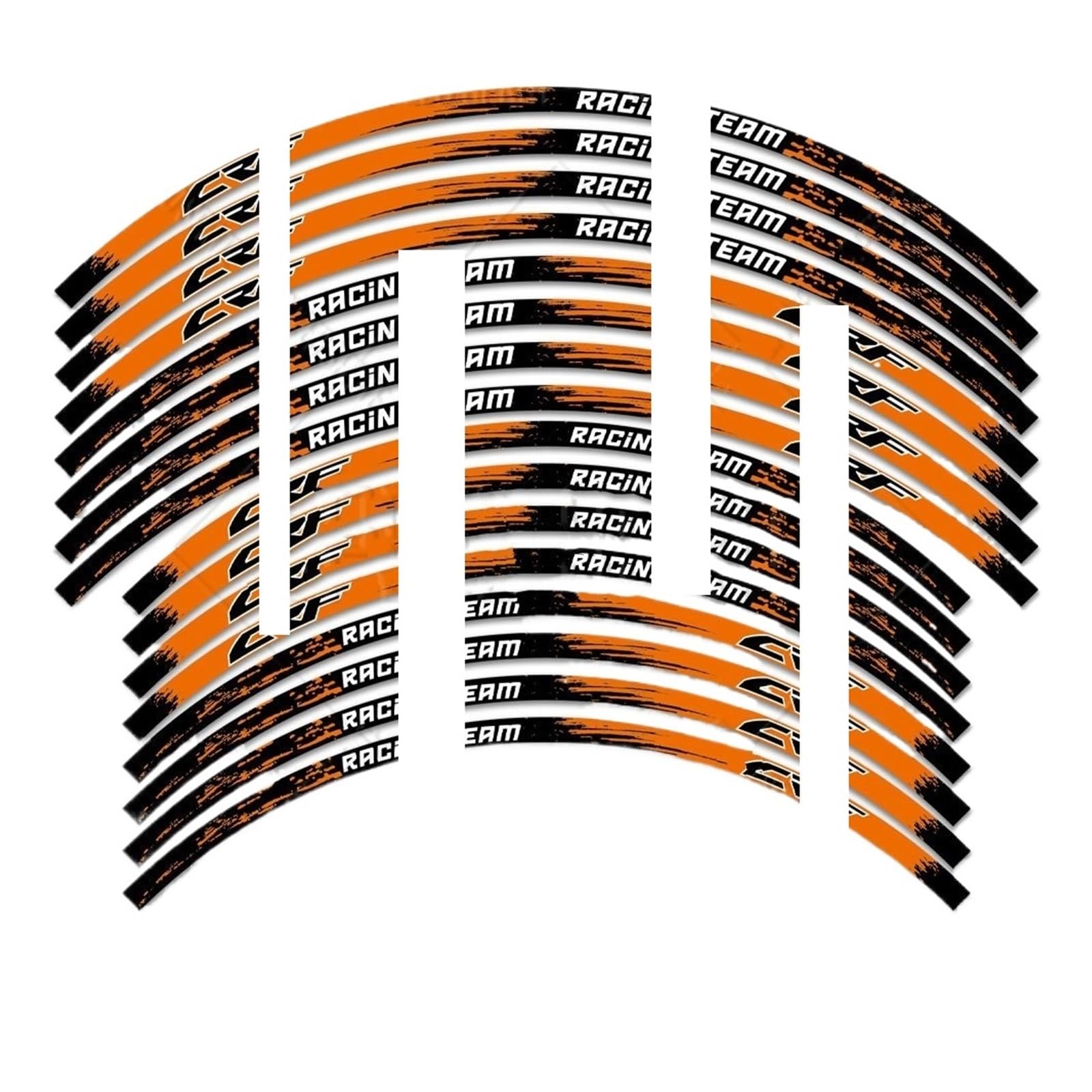 Hub Decals Rim for C&RF 450 & 250 L & 300L 450x 450r 250r 250f 150l 230 Motorcycle Wheel Sticker Rim Decal Hub Stripe Tape Stripe Tape(21inche and 19inche E)